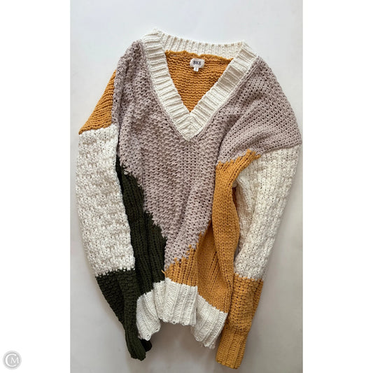 Sweater By Bke In Yellow, Size: L