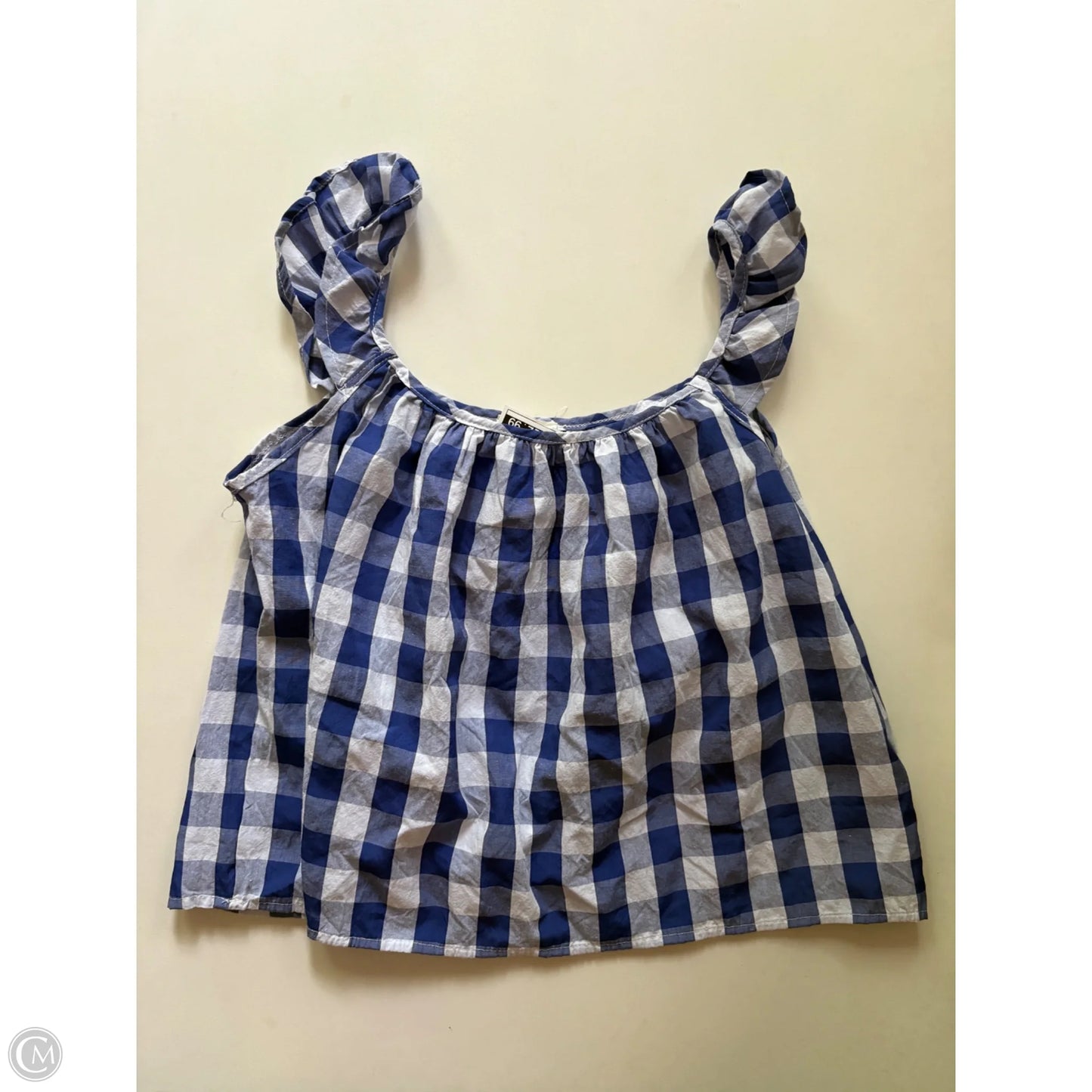 Tank Top By Joie In Plaid Pattern, Size: M
