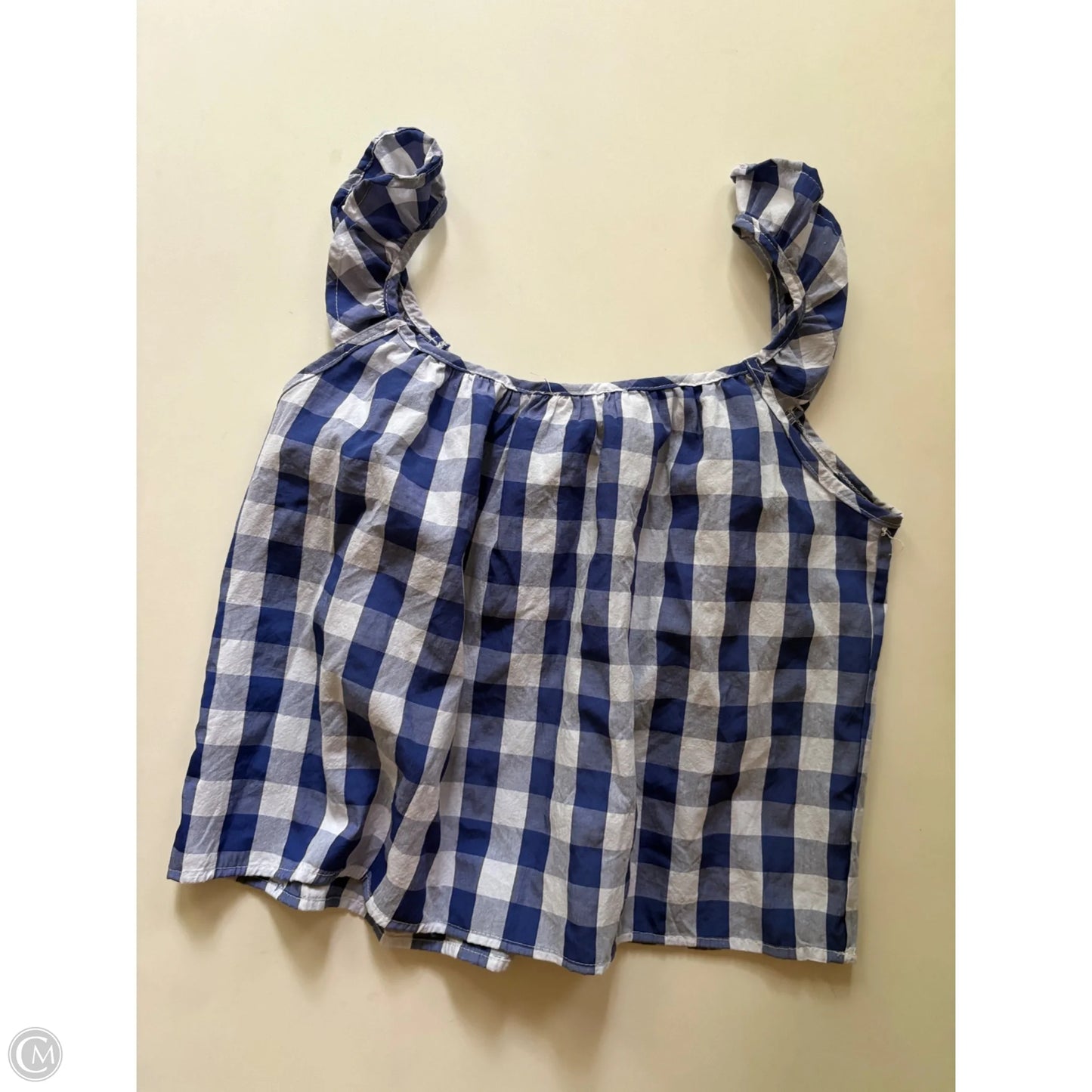 Tank Top By Joie In Plaid Pattern, Size: M