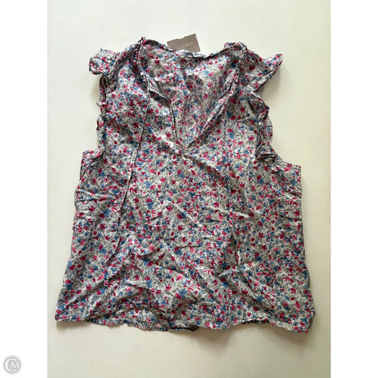 Top Short Sleeve By Bb Dakota In Floral Print, Size: M