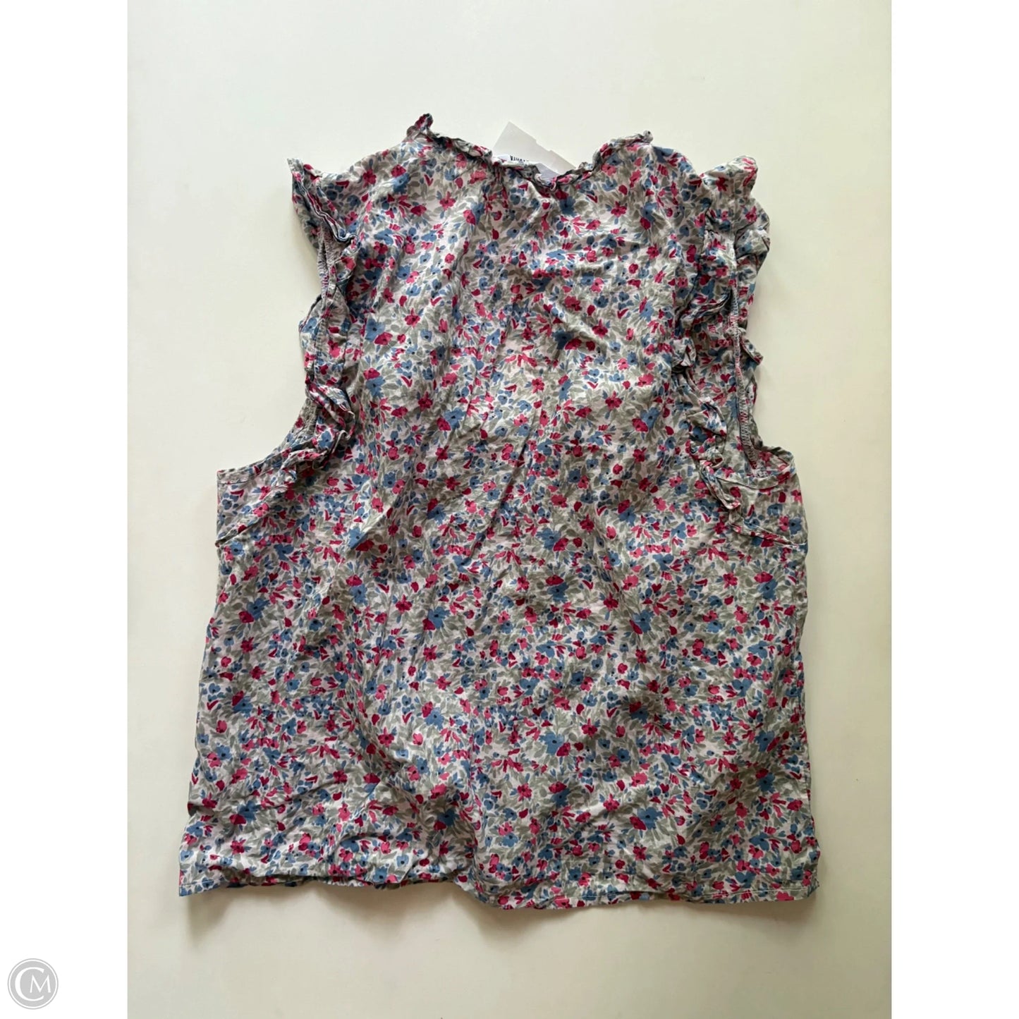 Top Short Sleeve By Bb Dakota In Floral Print, Size: M