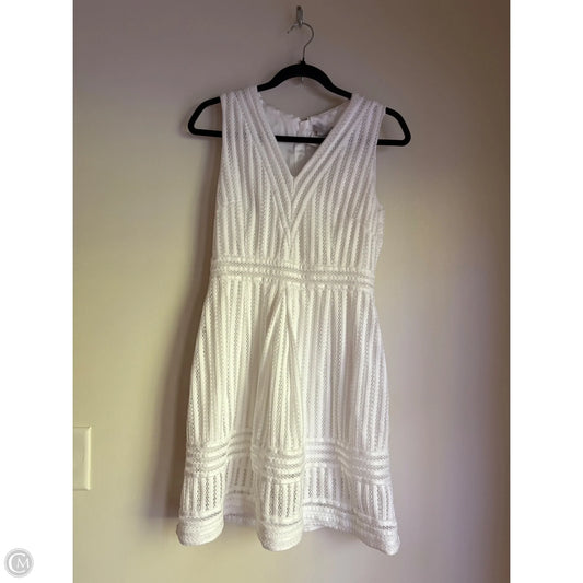 Dress Casual Midi By H&m In White, Size: M