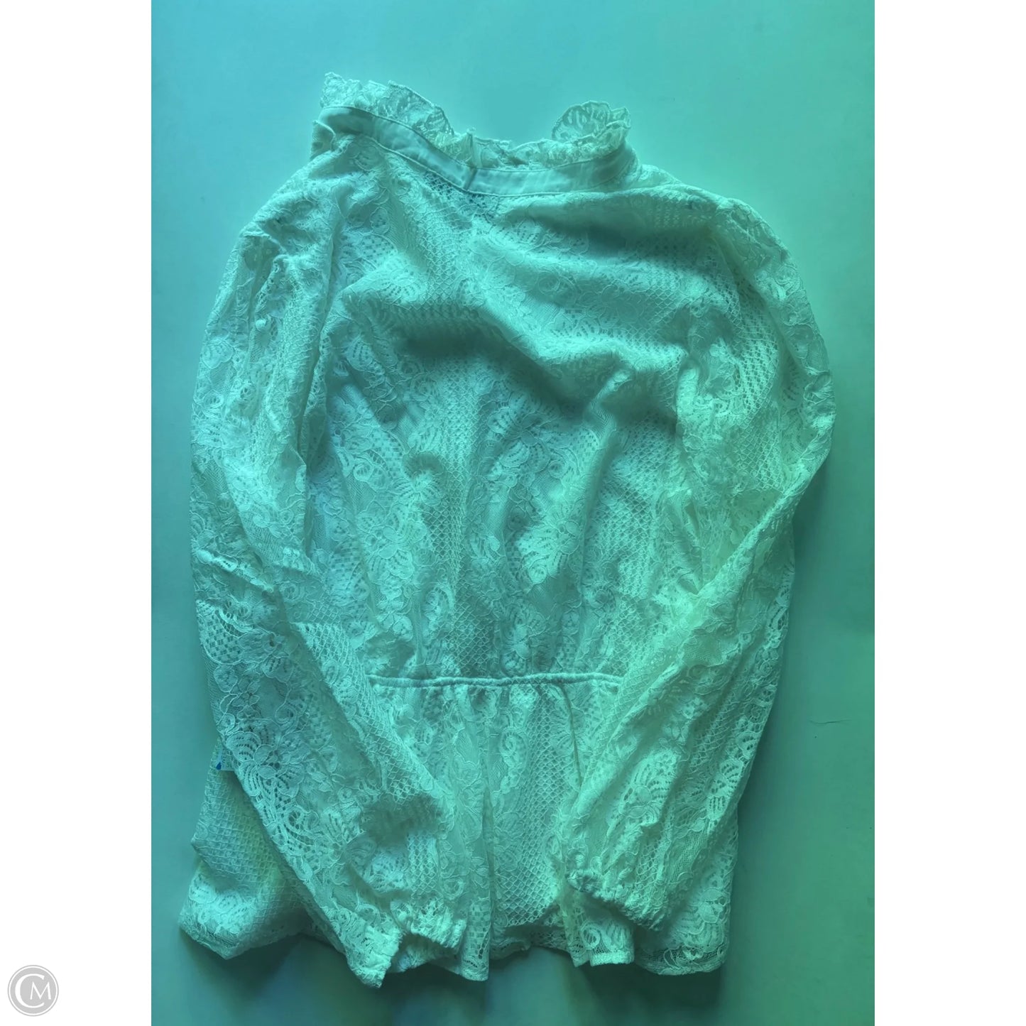 Top Long Sleeve By Sweet Rain In White, Size: 1x