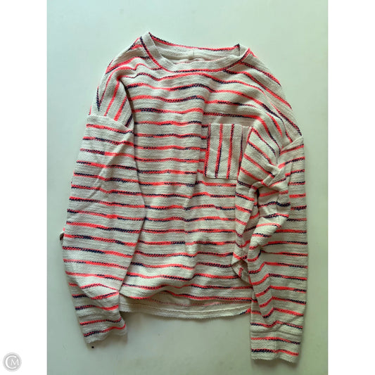 Top Long Sleeve By Lou And Grey In Striped Pattern, Size: S