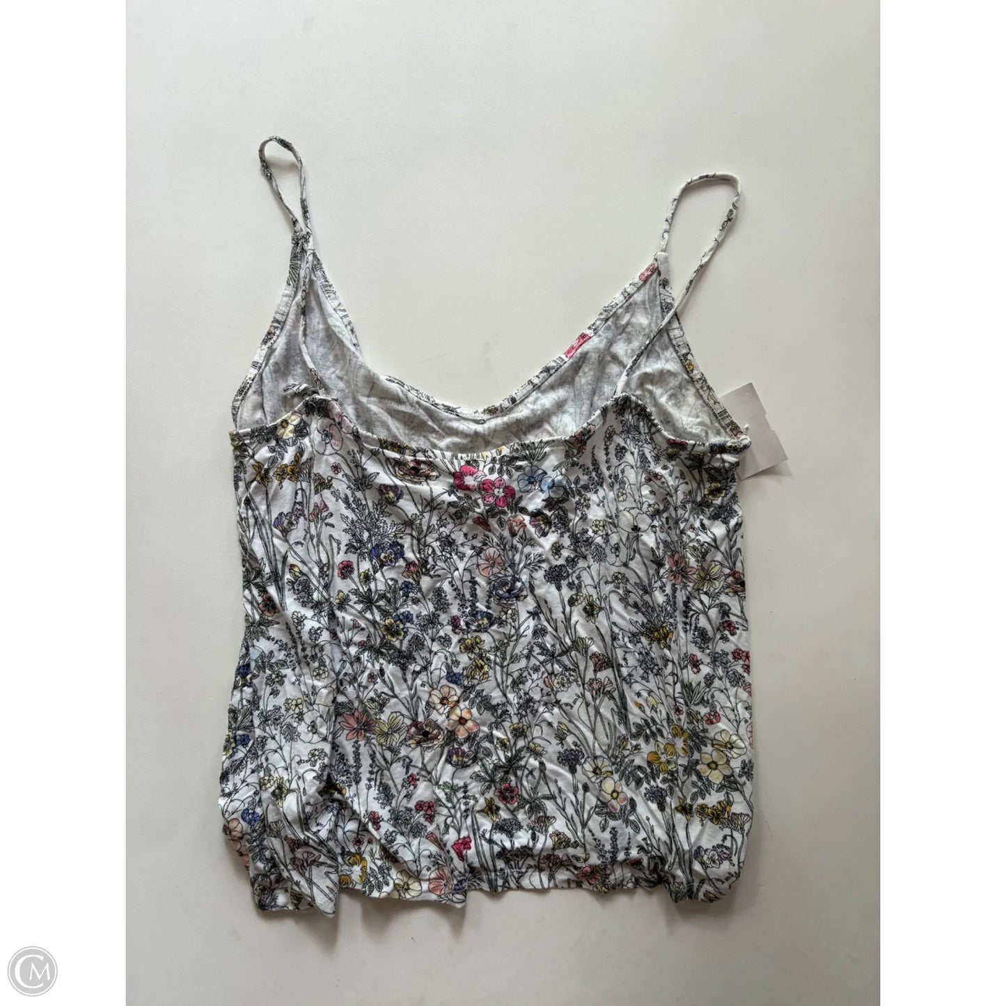 Tank Top By H&m In Floral Print, Size: M