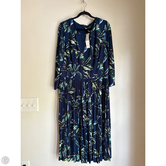 Dress Work By Long Tall Sally In Blue, Size: Xl