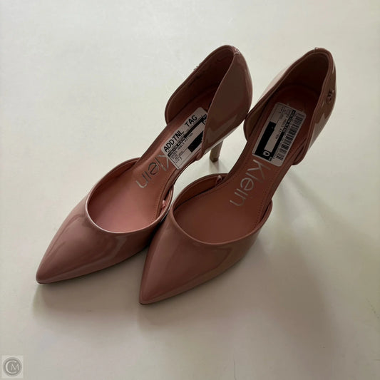 Shoes Heels Kitten By Calvin Klein In Pink, Size: 7