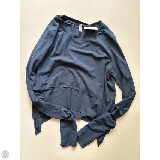 Athletic Top Long Sleeve Crewneck By Free People In Blue, Size: S