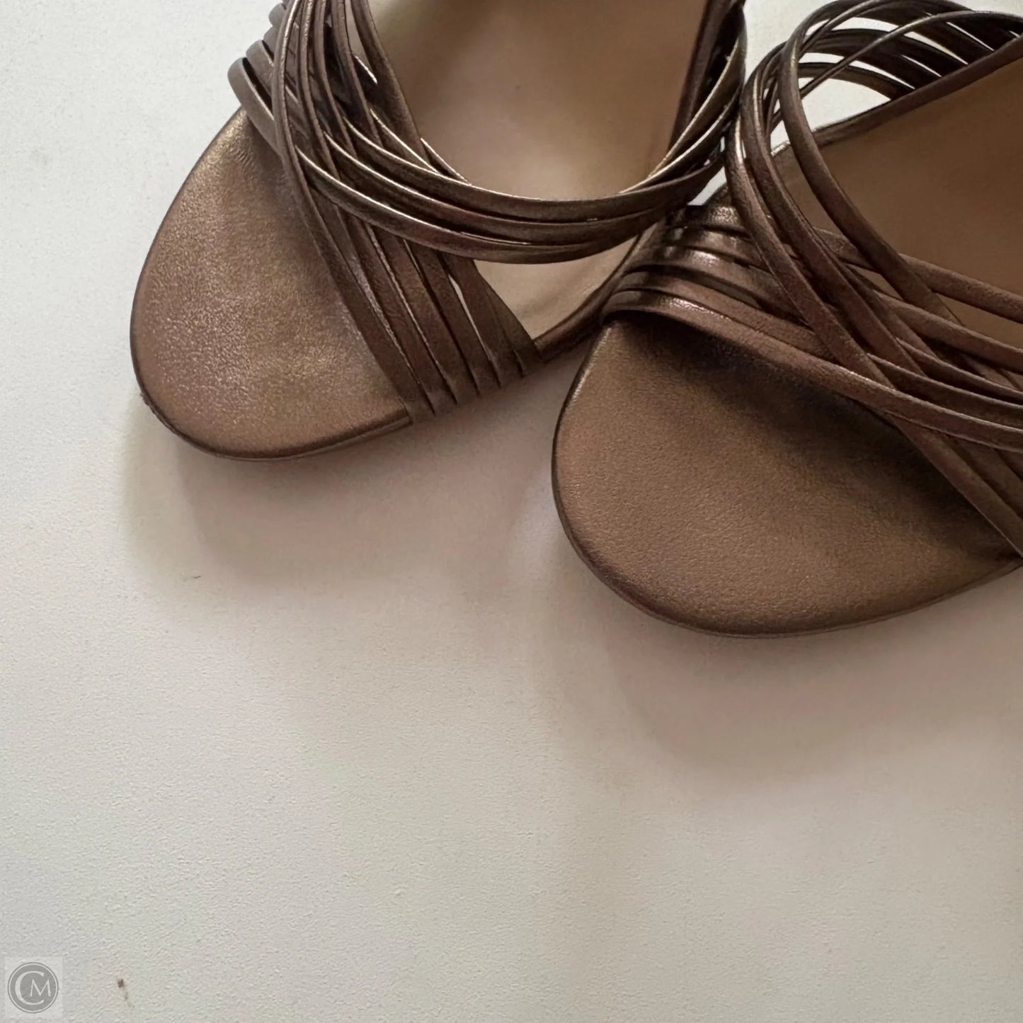 Shoes Heels Kitten By Lauren By Ralph Lauren In Bronze, Size: 7