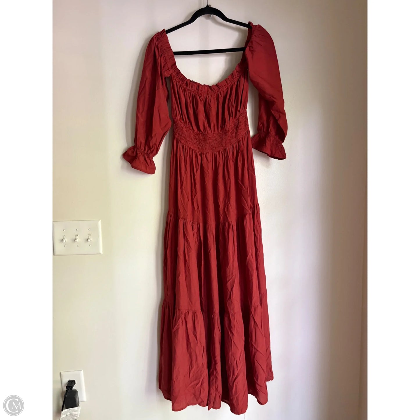 Dress Casual Maxi By Zesica In Brown, Size: S