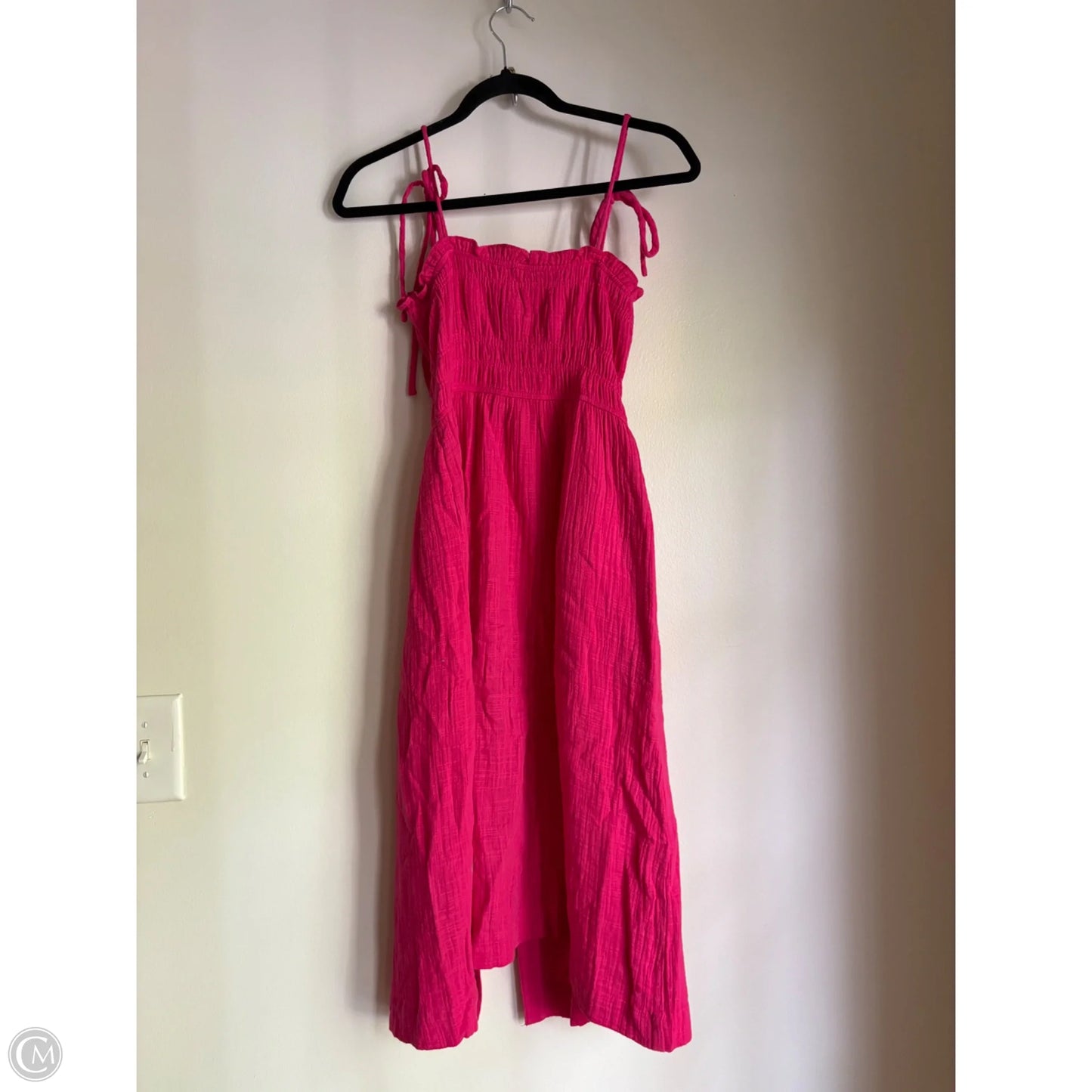 Dress Casual Midi By Hem & Thread In Pink, Size: S