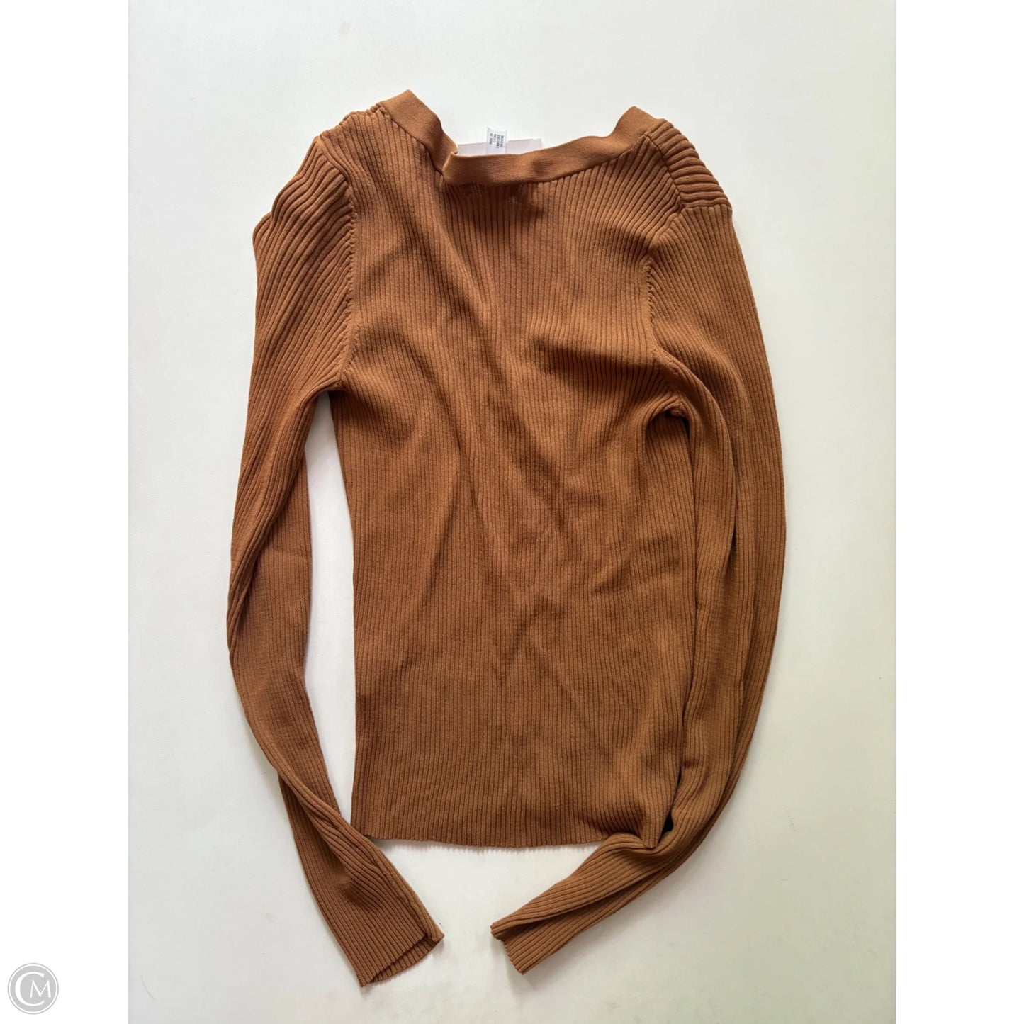 Sweater Cardigan By Leith In Brown, Size: S