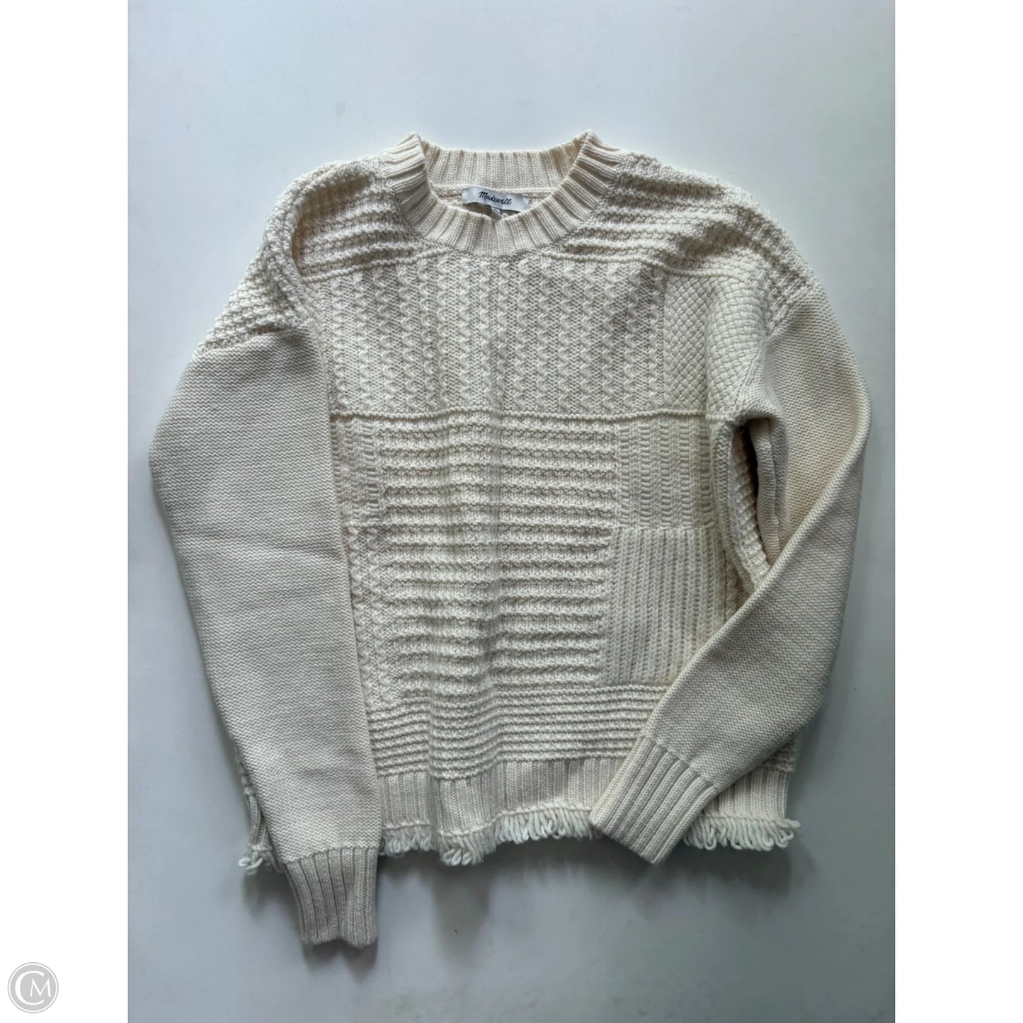 Sweater By Madewell In Cream, Size: Xs