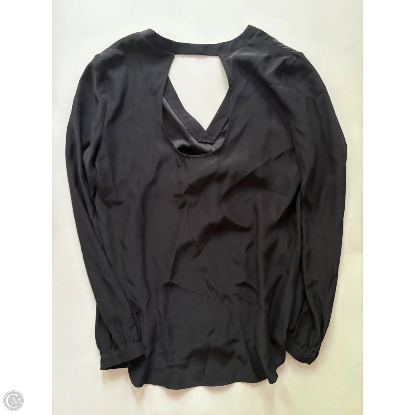 Blouse Long Sleeve By Amanda Uprichard In Black, Size: S