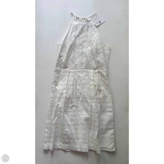 Dress Casual Midi By Loft In White, Size: Xs
