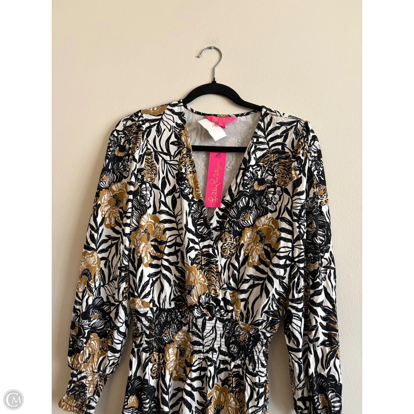 Dress Designer By Lilly Pulitzer In Black & Brown, Size: Xs
