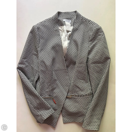 Blazer By Carmen By Carmen Marc Valvo In Black & White, Size: L
