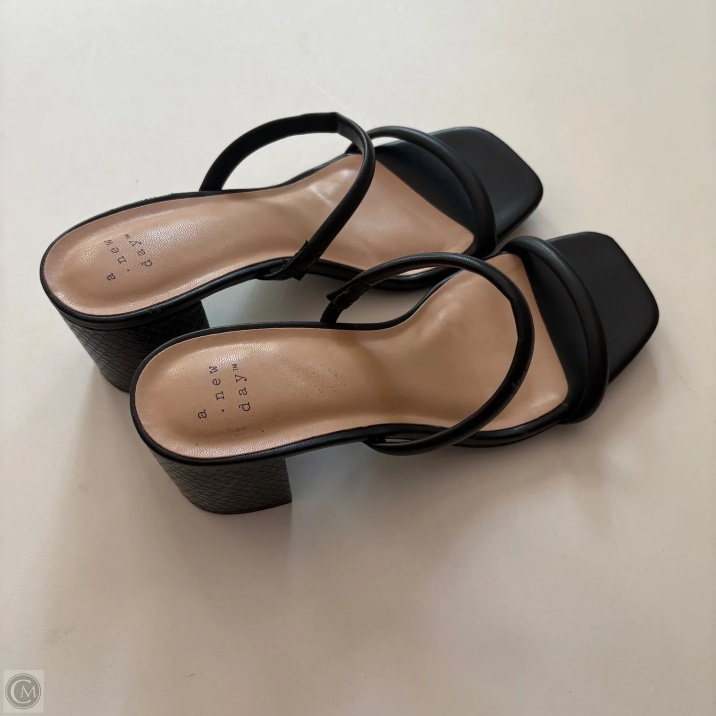 Shoes Heels Block By A New Day In Black, Size: 7