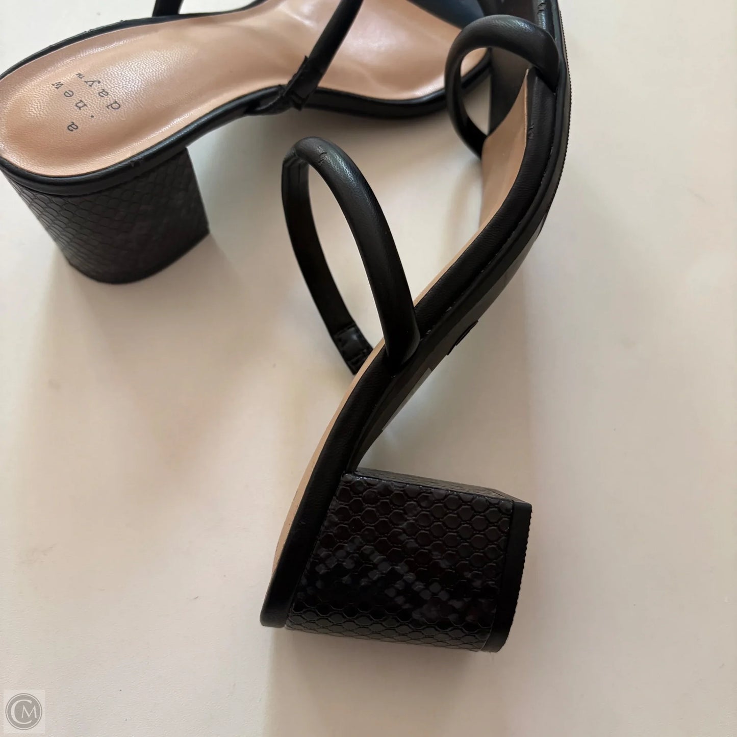 Shoes Heels Block By A New Day In Black, Size: 7