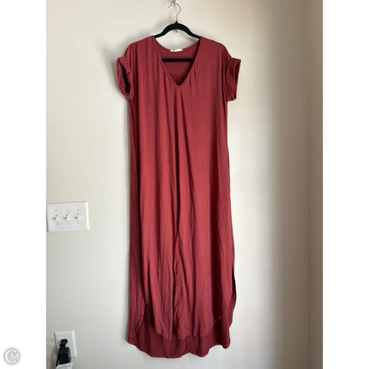 Dress Casual Maxi By Entro In Brown, Size: S
