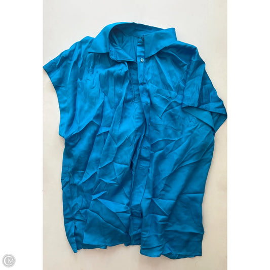 Blouse Long Sleeve By Lane Bryant In Blue, Size: Xl