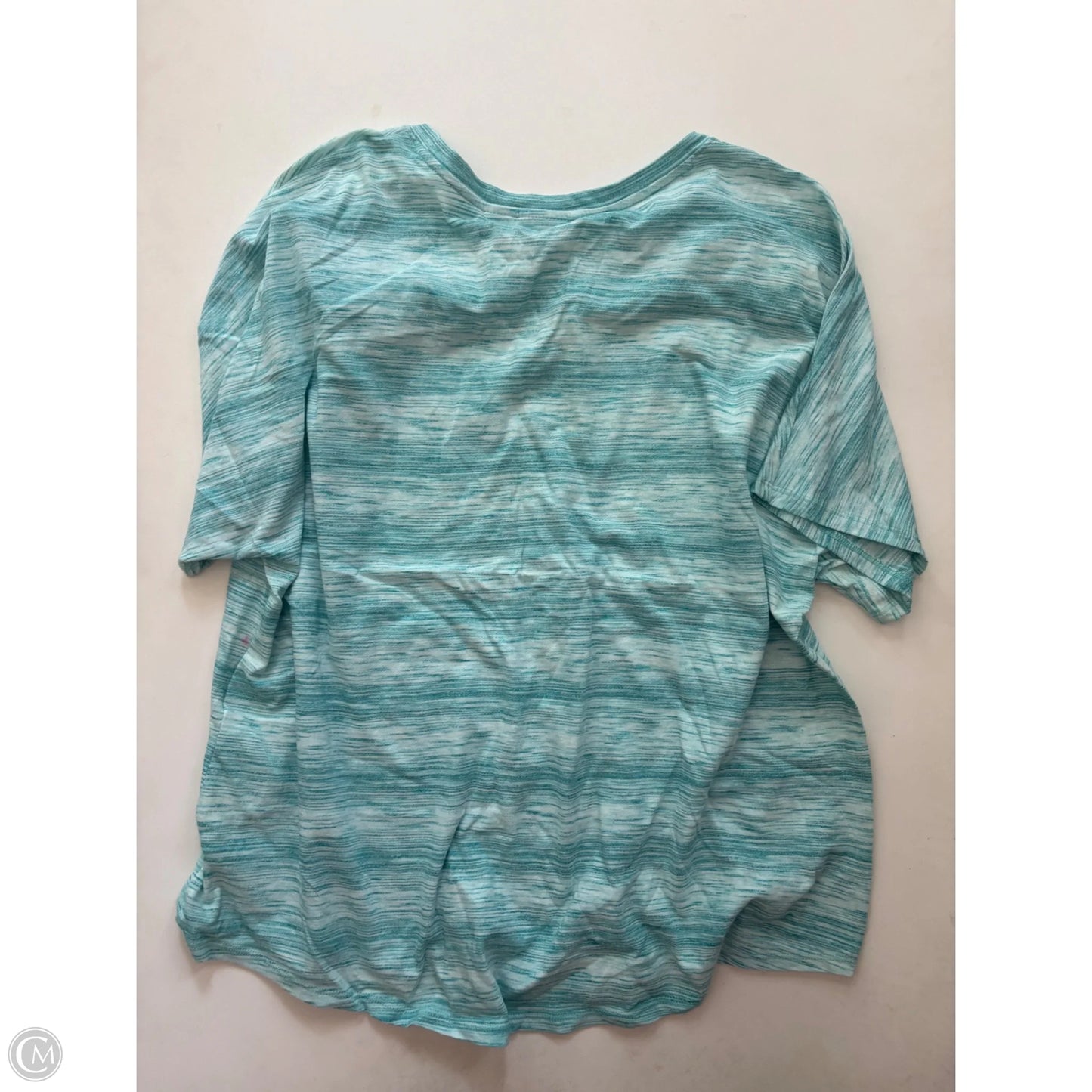 Top Short Sleeve By Chicos In Blue, Size: L