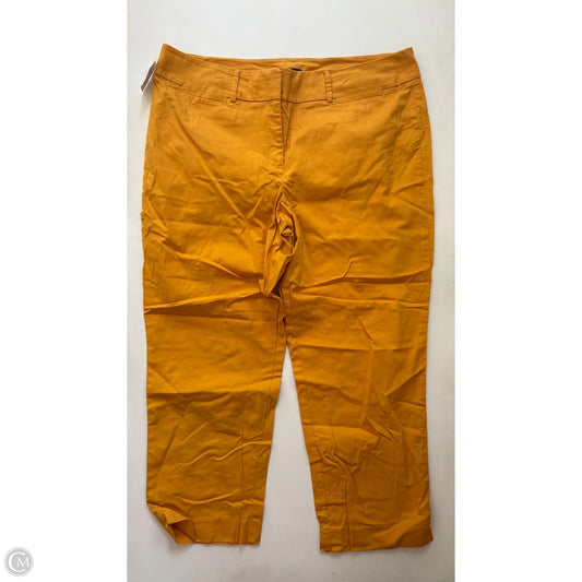 Pants Chinos & Khakis By Ann Taylor In Yellow, Size: 14