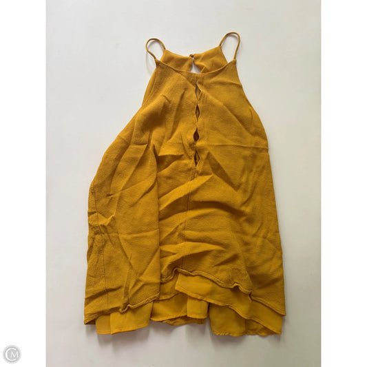 Tank Top By Zara In Yellow, Size: M