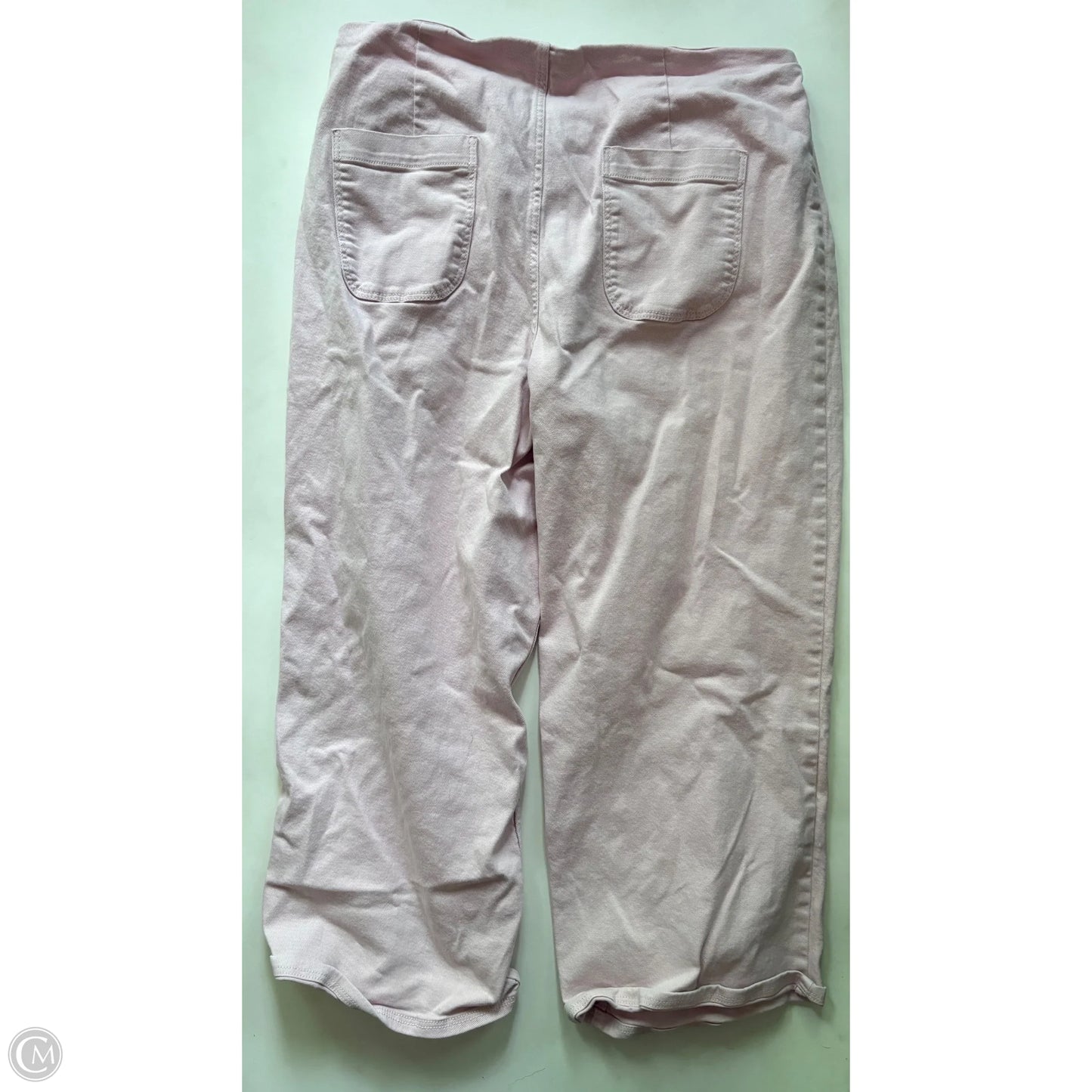 Jeans Wide Leg By Ophelia Roe In Pink, Size: 18