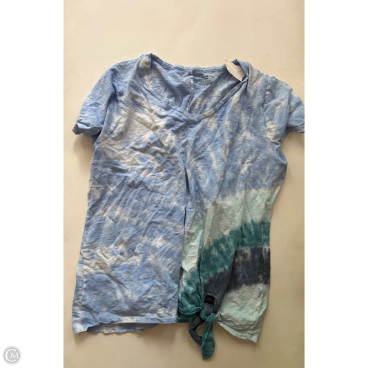 Top Short Sleeve By Lane Bryant In Blue, Size: 1x