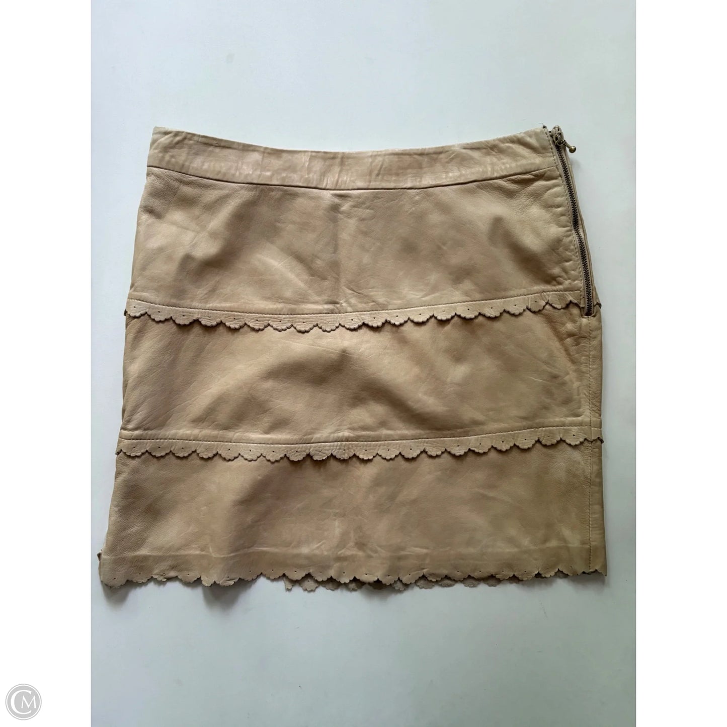 Skirt Mini & Short By Leifsdottir In Tan, Size: 8