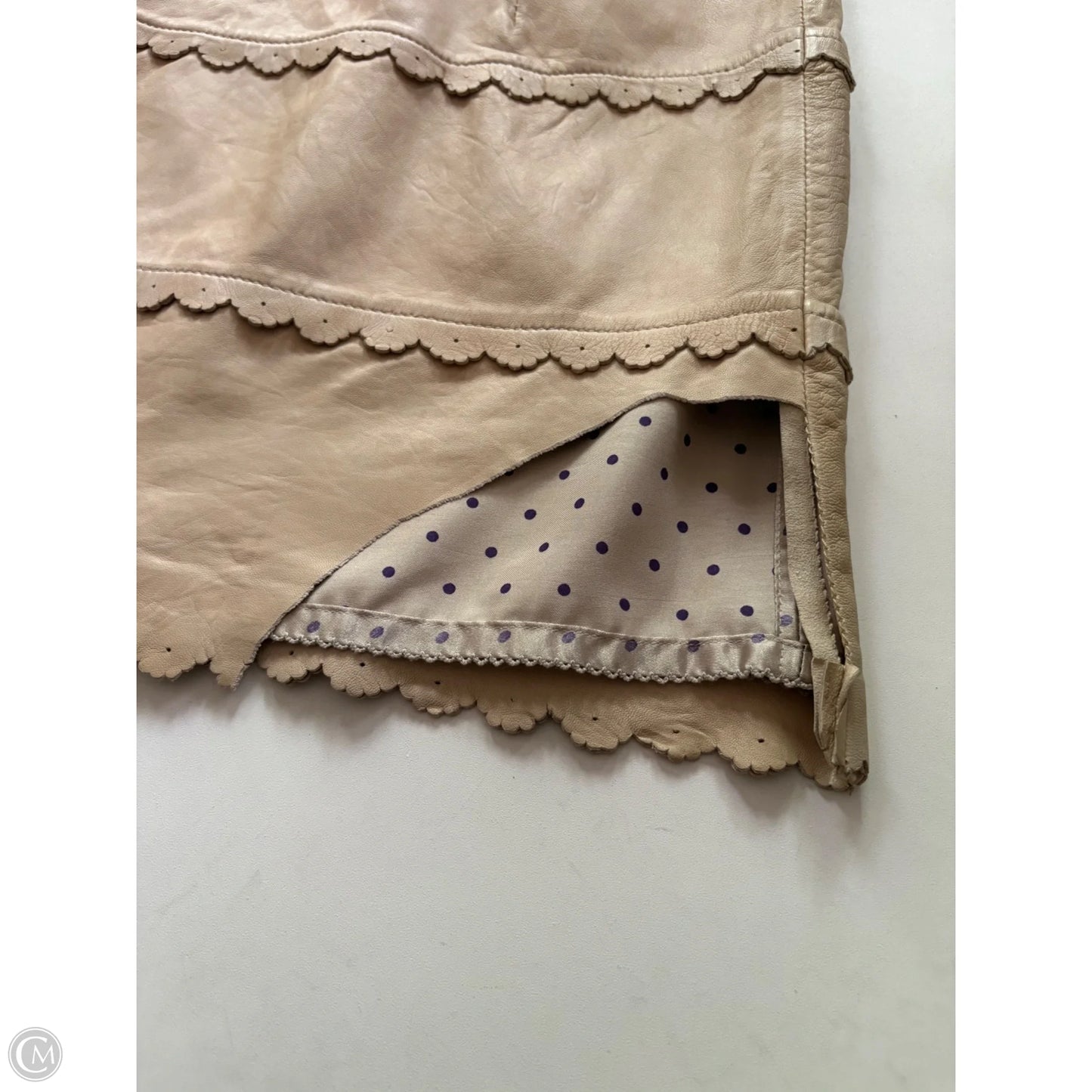 Skirt Mini & Short By Leifsdottir In Tan, Size: 8