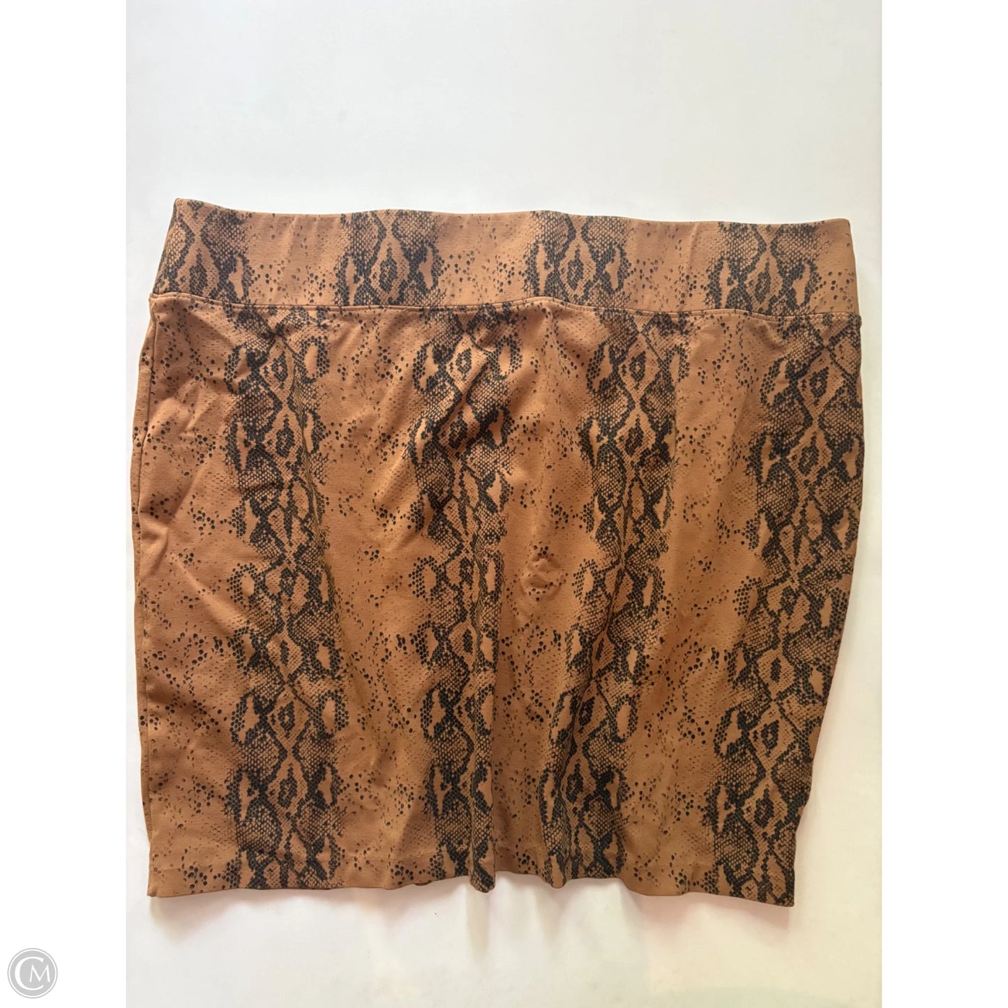 Skirt Midi By D Jeans In Animal Print, Size: 22