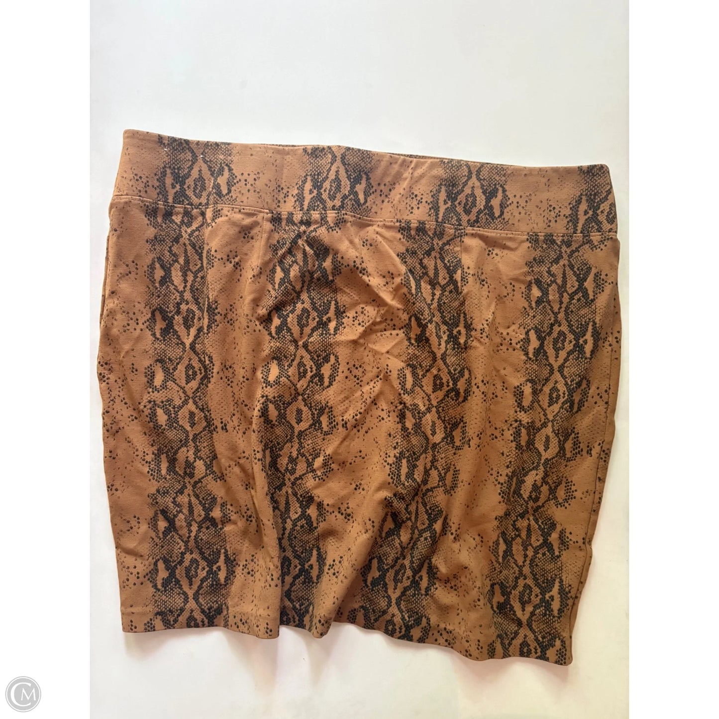 Skirt Midi By D Jeans In Animal Print, Size: 22