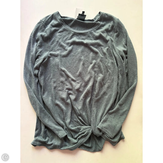 Top Long Sleeve By Bobeau In Blue, Size: L