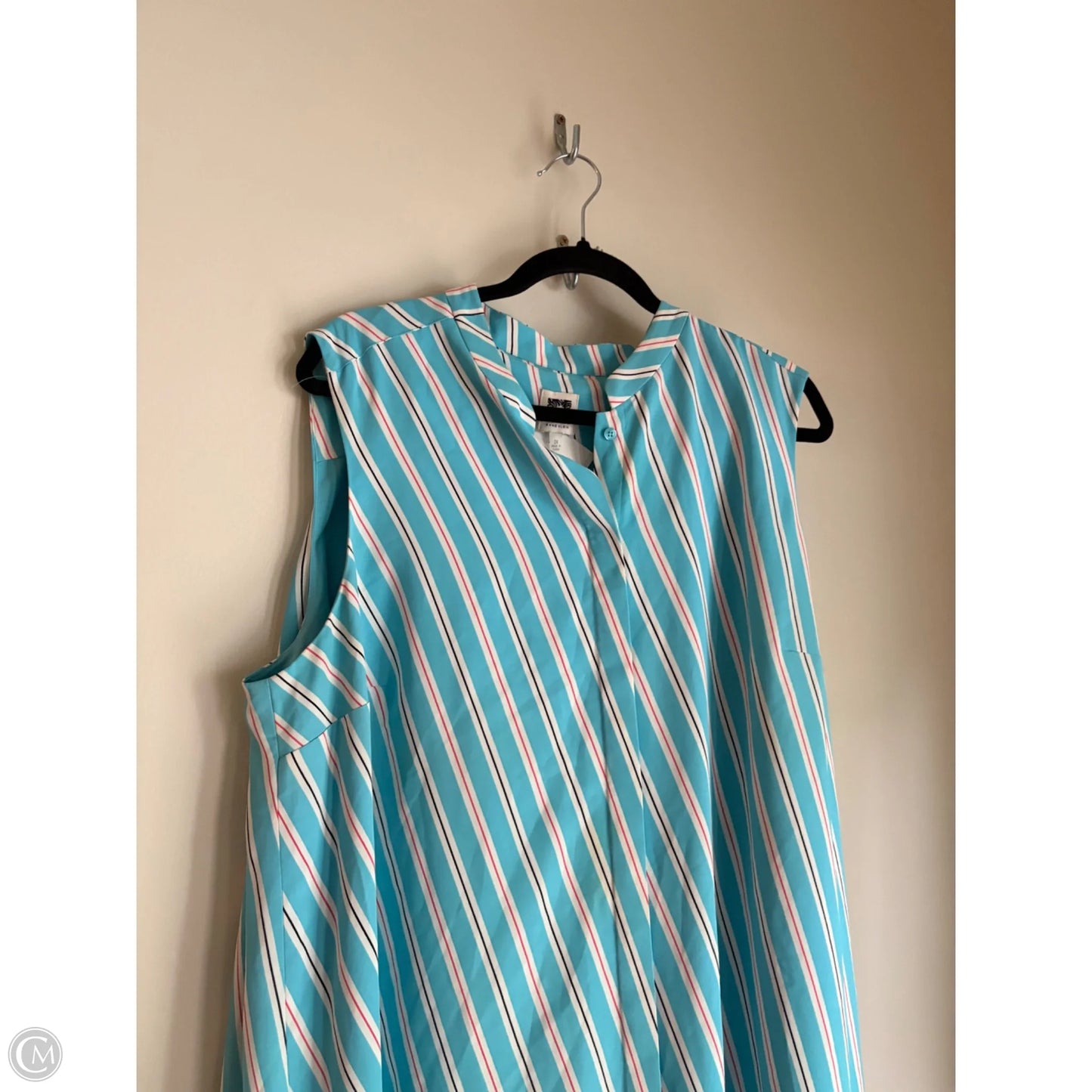Dress Work By Anne Klein In Blue, Size: 2x