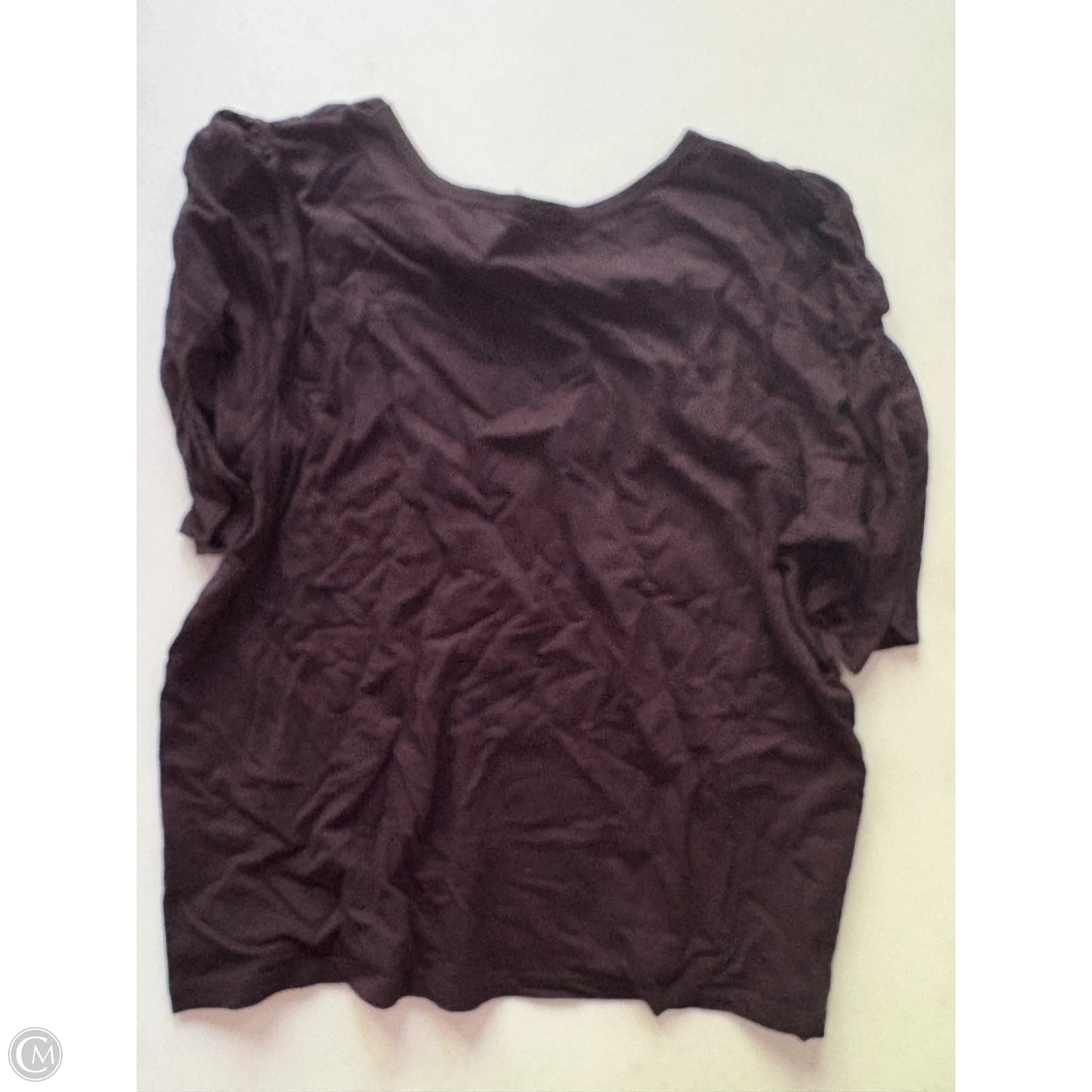 Top Short Sleeve By Sanctuary In Black, Size: 2x