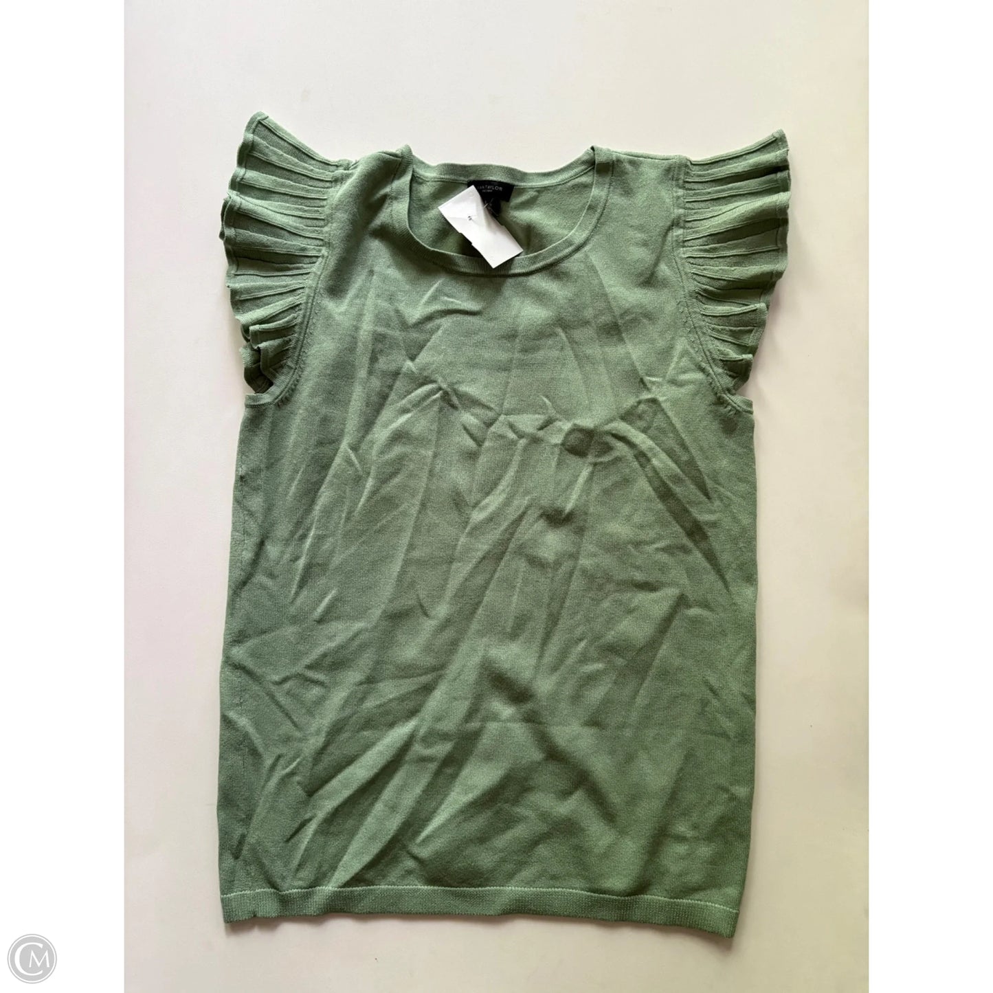 Sweater By Ann Taylor In Green, Size: S