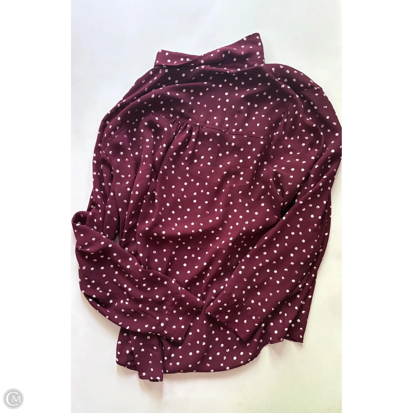 Blouse Long Sleeve By Maurices In Red, Size: 2x