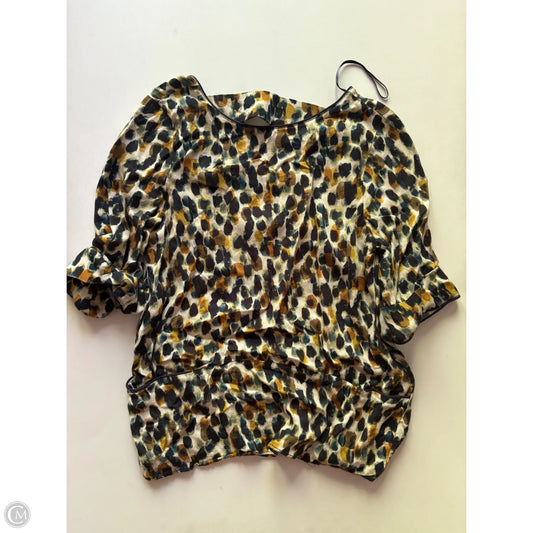 Top Short Sleeve By Zara Basic In Multi-colored, Size: S