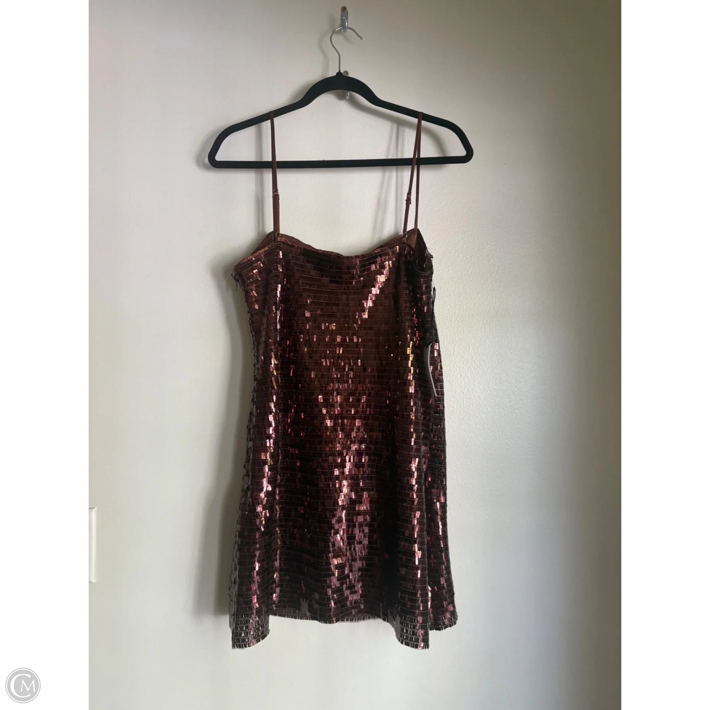 Dress Party Midi By Astr In Brown, Size: S