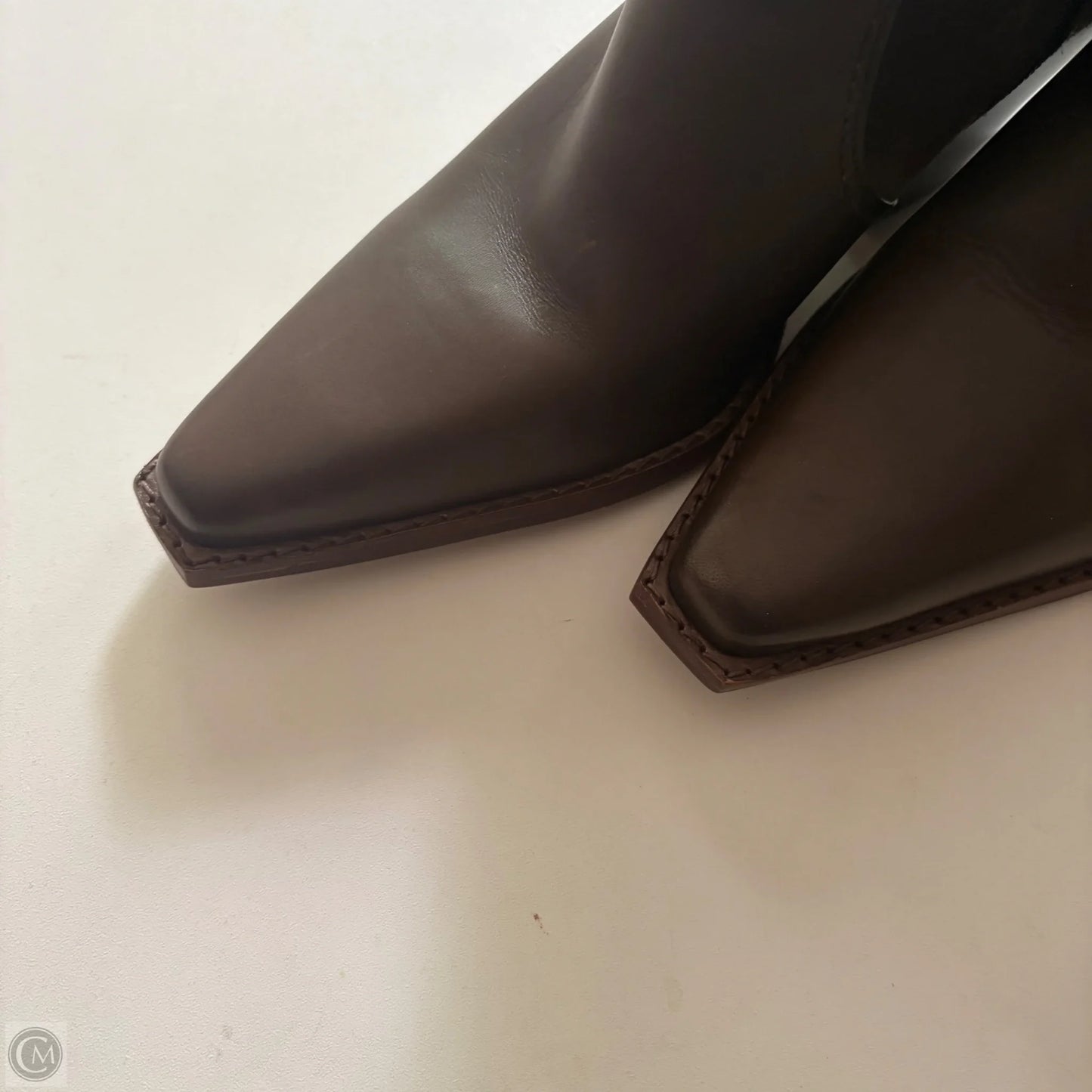 Boots Ankle Heels By Vince Camuto In Brown, Size: 8