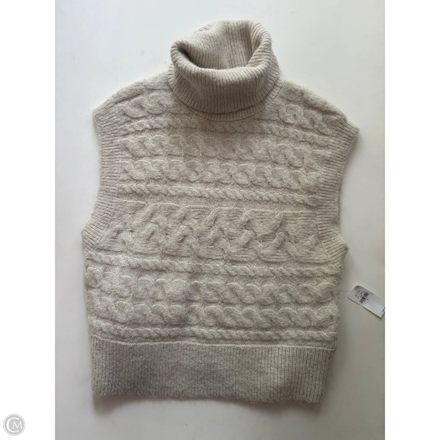 Sweater Short Sleeve By Old Navy In Cream, Size: S