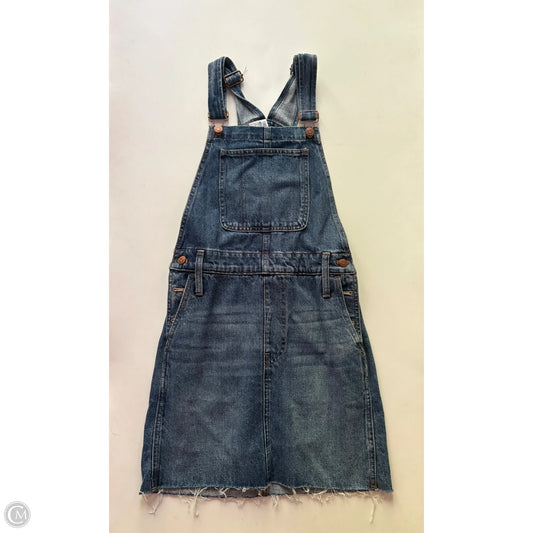 Dress Casual Midi By Madewell In Blue, Size: Xs