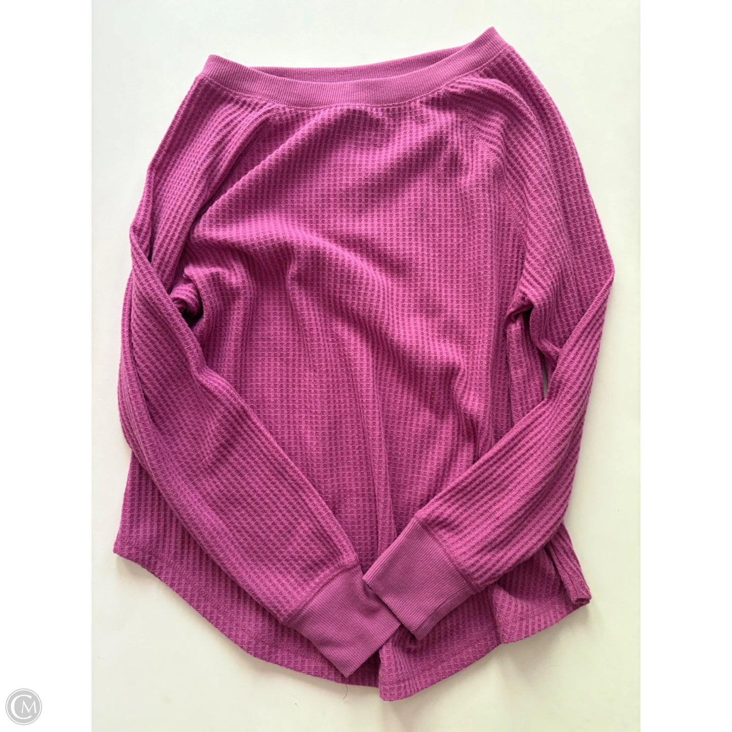 Top Long Sleeve By Loft In Pink, Size: M
