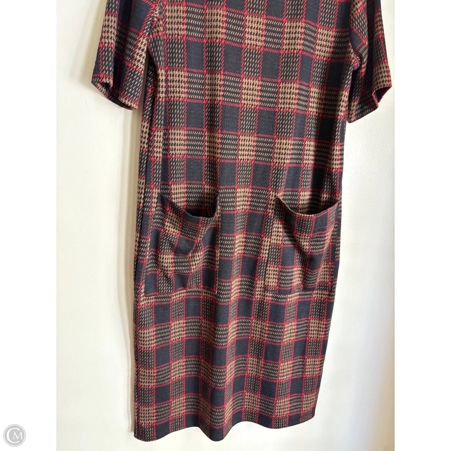 Dress Work By Zara In Plaid Pattern, Size: M