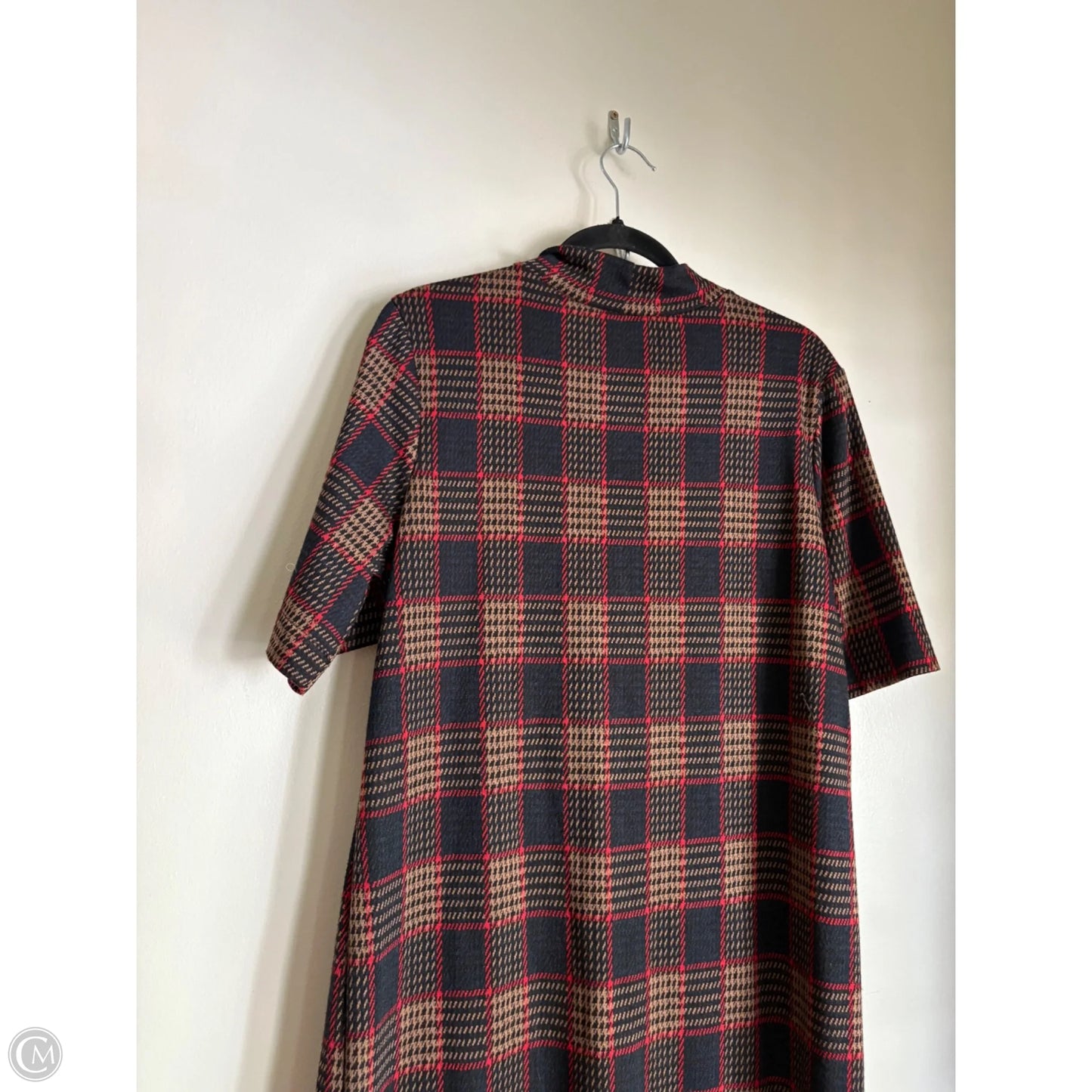 Dress Work By Zara In Plaid Pattern, Size: M