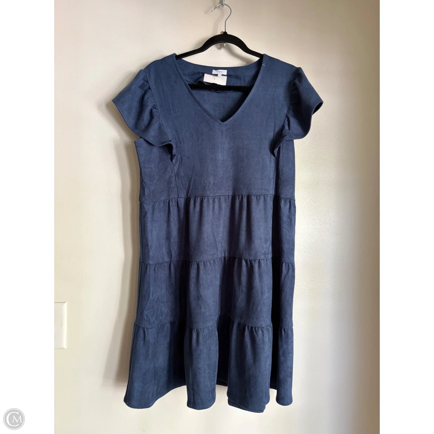 Dress Casual Midi By Voy In Blue, Size: M