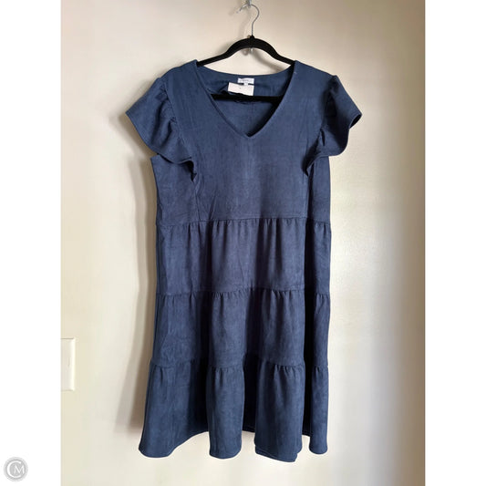 Dress Casual Midi By Voy In Blue, Size: M