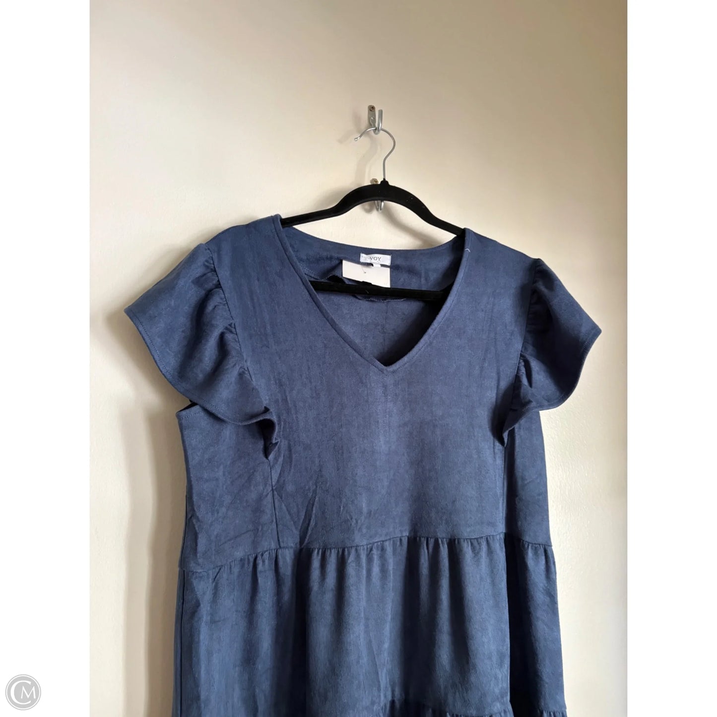 Dress Casual Midi By Voy In Blue, Size: M